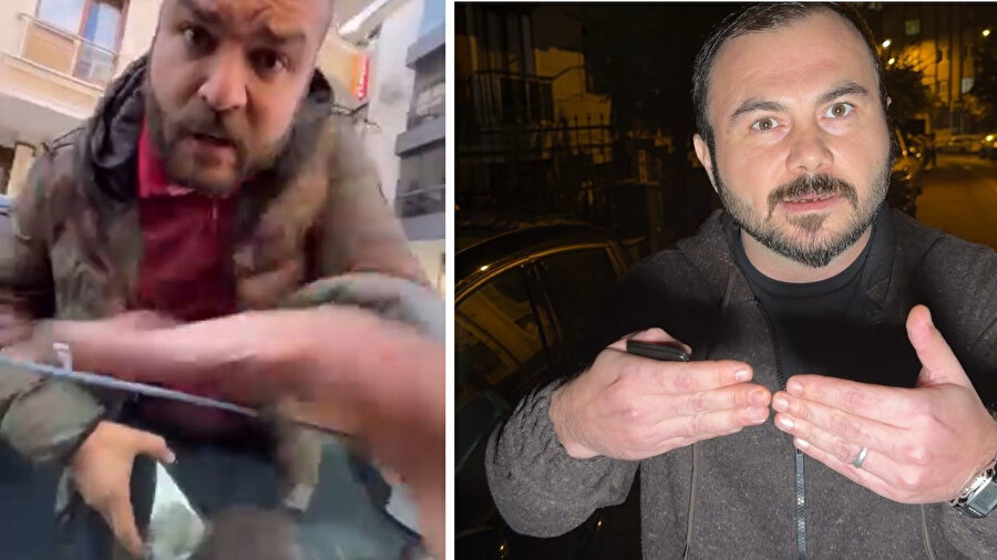 Eşi ve bebeğinin yanında saldırdı