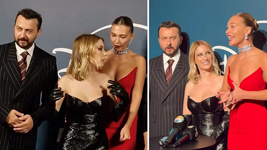 Hazal Kaya ve Melisa Döngel arasında yer krizi