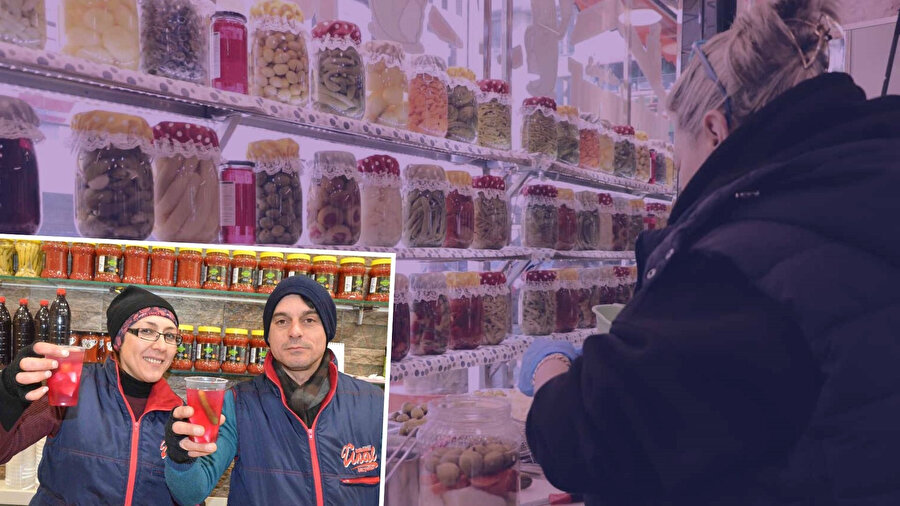 Turşu limonla mı sirkeyle mi yapılır? 'Neşeli Günler' filmi gerçek oldu! Boşanan çift karşılıklı turşu dükkanı açtı