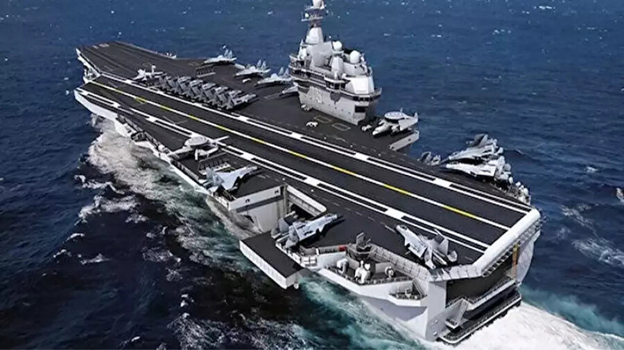 ​Çin'in yeni uçak gemisi Fucien ilk eğitim seferini gerçekleştirdi
