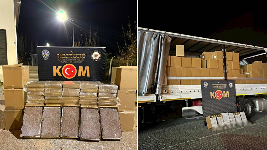 Afyonkarahisar’da yaklaşık 300 bin adet doldurulmuş kaçak makaron ele geçirildi. 