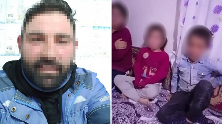 Çocuklarına kemerle işkence yapıp bir de cep telefonuyla kayıt altına aldı