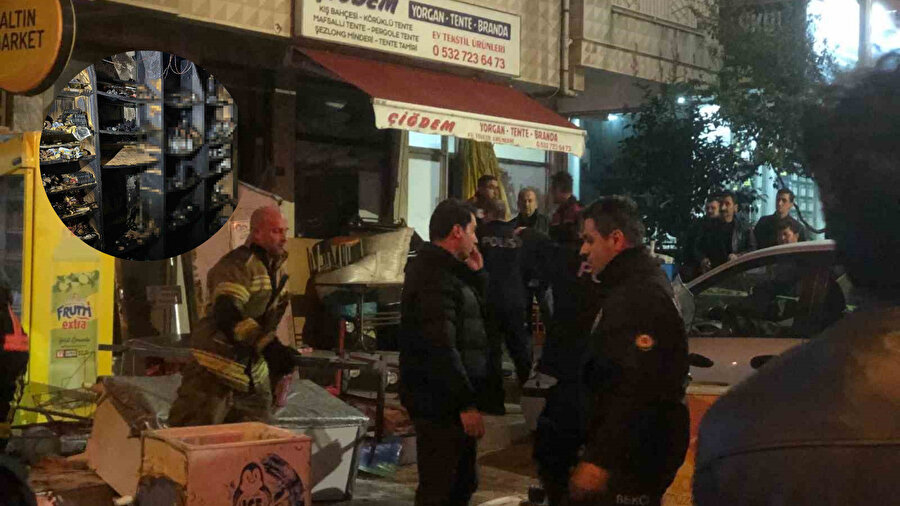 Ailesine ait tekel bayisini benzin döküp ateşe verdi: İki kişi yaralandı