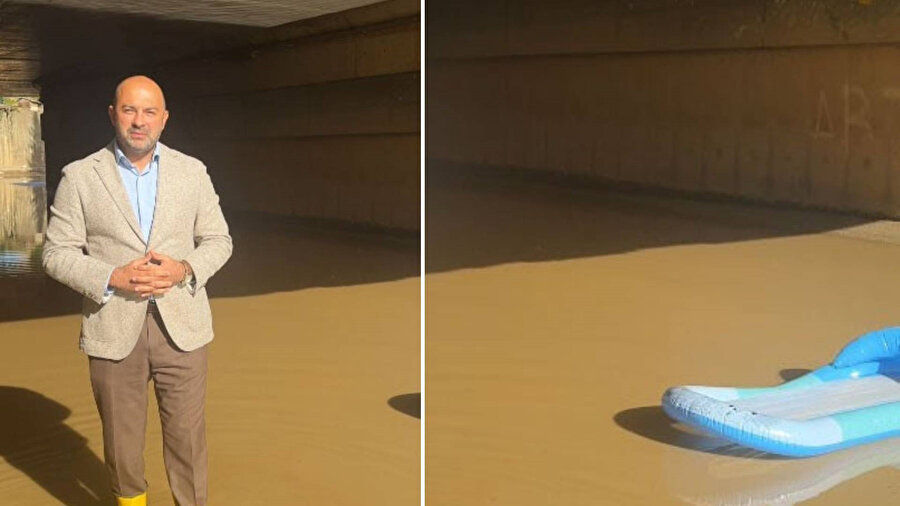 20 ay sonra aynı noktada su baskını yaşandı: Bu kez AK Parti’den CHP’li Belediye Başkanı Köse’ye ‘alt geçit’ eleştirisi geldi. 