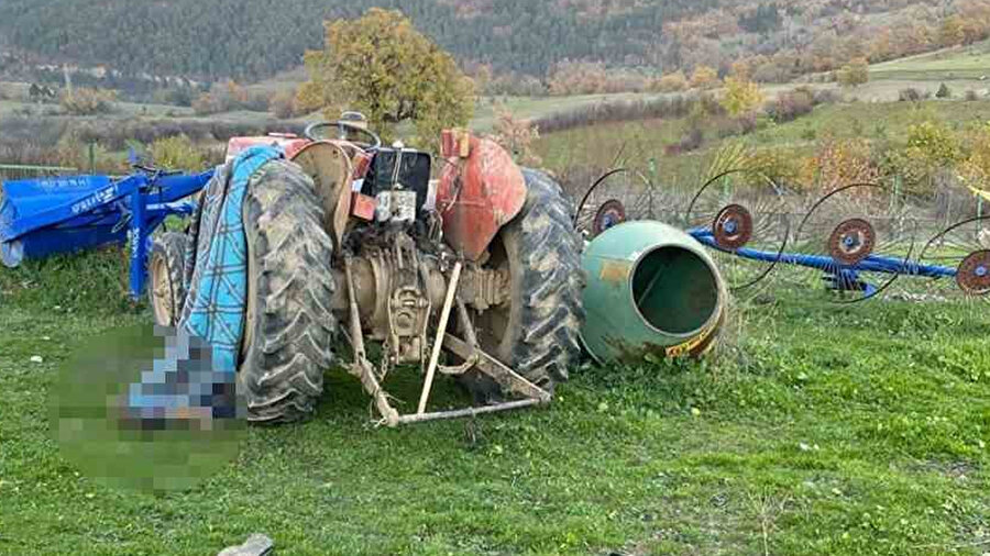 Bilecik’te traktör altında kalan 77 yaşındaki adam yaşamını yitirdi​