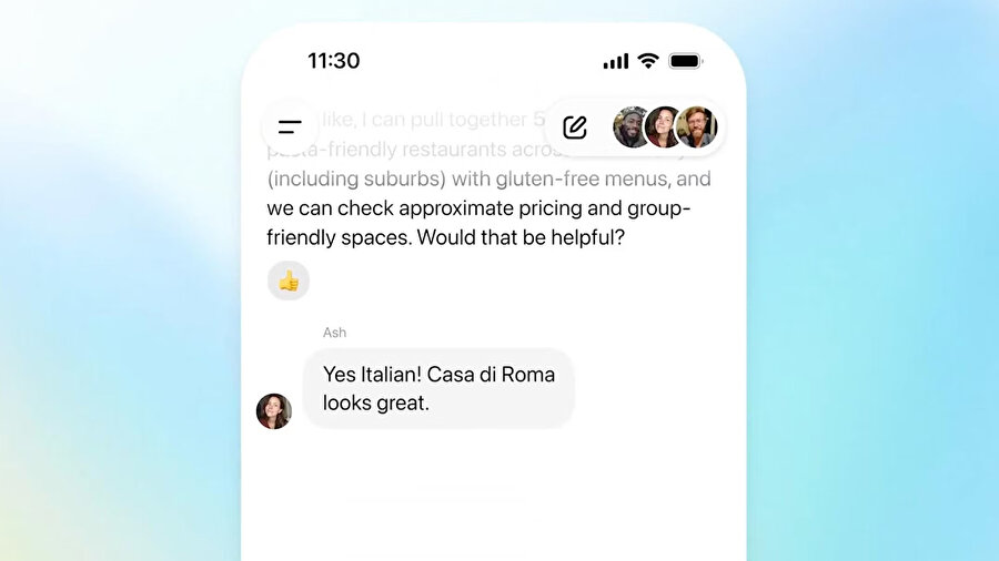 ChatGPT grup sohbeti