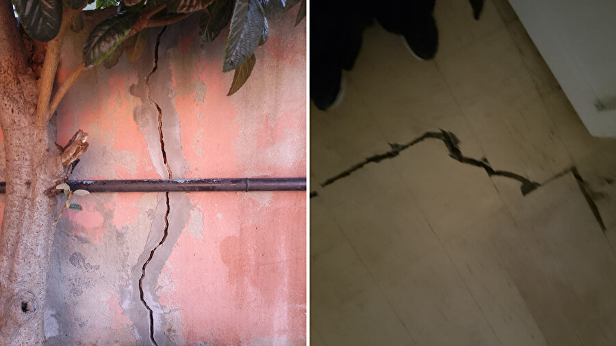 Korkutan görüntüler: Beykoz'da 2 bina tahliye edildi