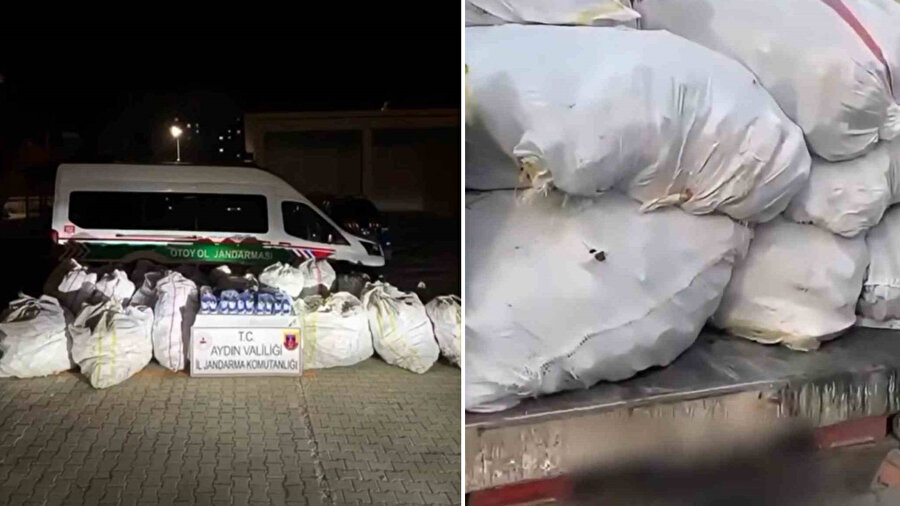  Şüphe üzerinde durdurulan iki araçta 1,9 milyon liralık sahte ayakkabı ele geçirildi 