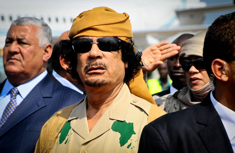 Muammer Kaddafi, uzun yıllar boyunca Afrika temelli bir siyaset yürütmüştü.