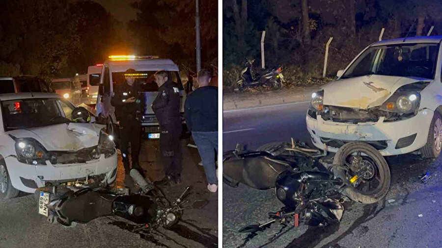​Samsun’da motosiklet kazası: 23 yaşındaki sürücü ağır yaralı