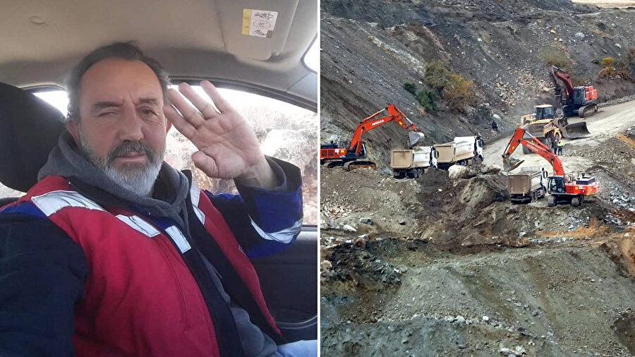 Sivas'ta göçük altında kalan şantiye müdürü 8 gündür aranıyor.