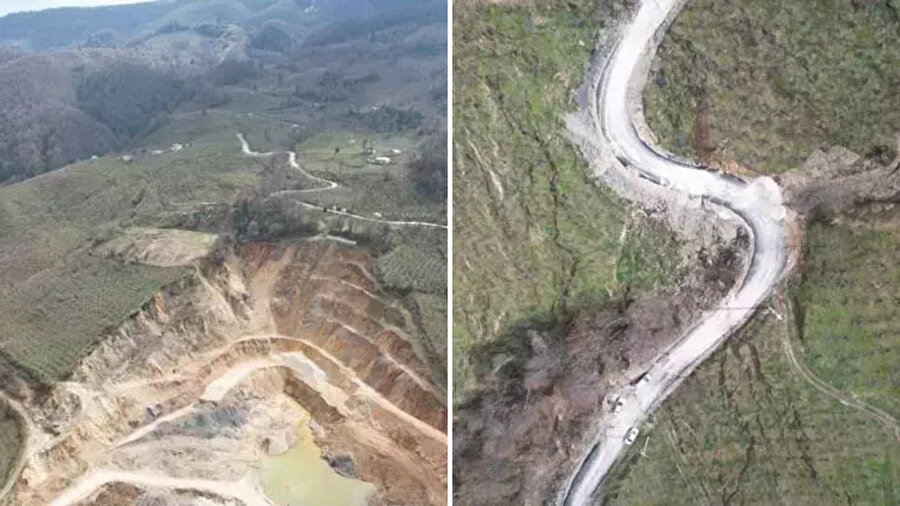 ​Koca bir mahalle adım adım kayıyor