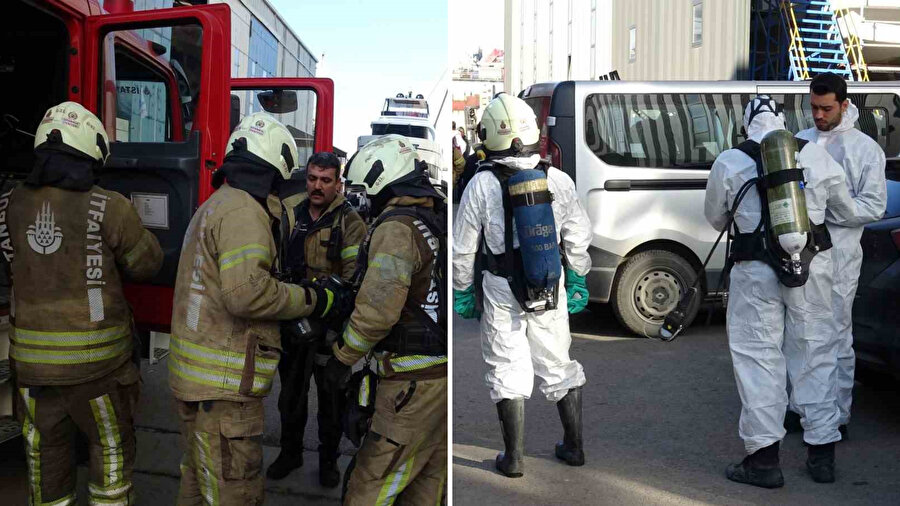 ​Tuzla’daki yat tersanesinde yangın paniği