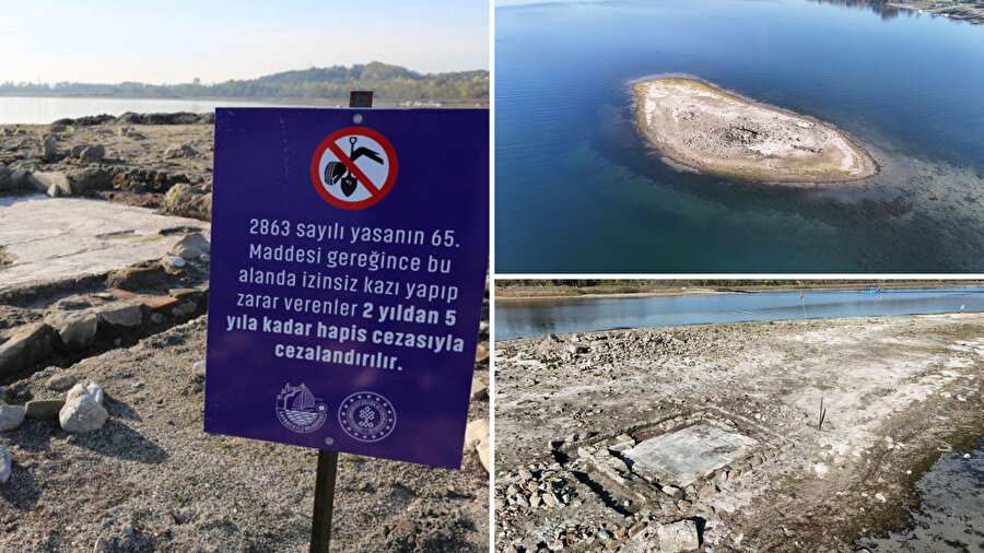 ​Sapanca Gölü’nde gün yüzüne çıkan mozaikli yapı için yeni değerlendirme