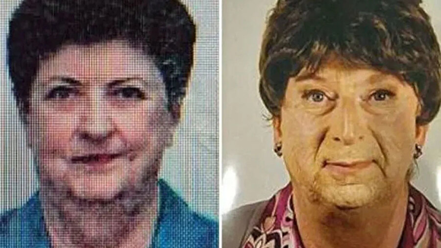 Annesinin kılığına girdi