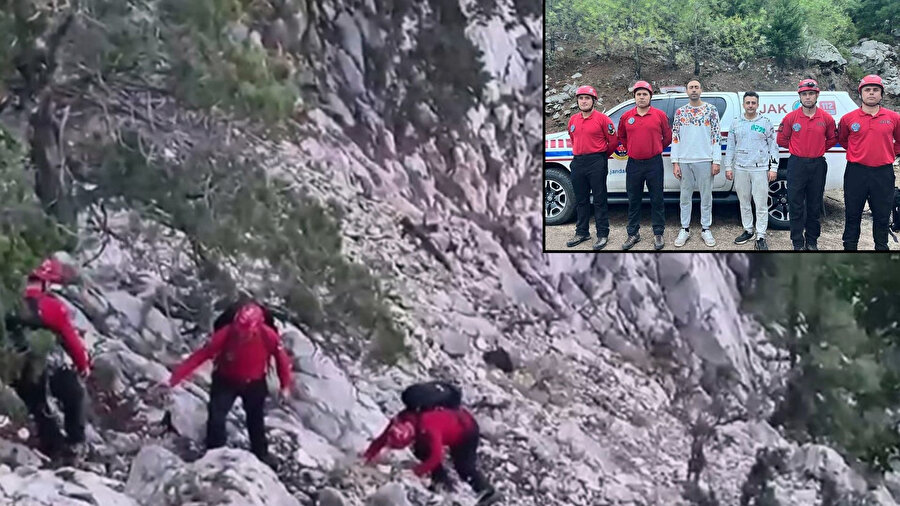 15 saat sonra JAK timleri tarafından bulundular