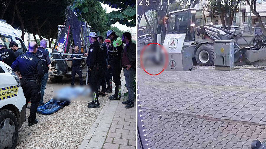 Antalya'da korkunç kaza: Ekmek almaya giden yaşlı adamı kepçe ezdi!