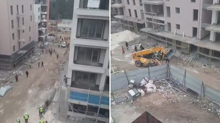 ​Hatay’da şantiyede işçiler birbirine girdi: Kavga, polisin havaya ateş açmasıyla durdu