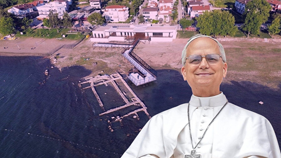 Dünyanın gözü İznik'te: Papa'nın ziyareti öncesi bazilika havadan görüntülendi! Bazilika için yeni statü...