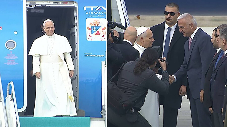 Papa Leo Ankara'ya iniş yaptı.