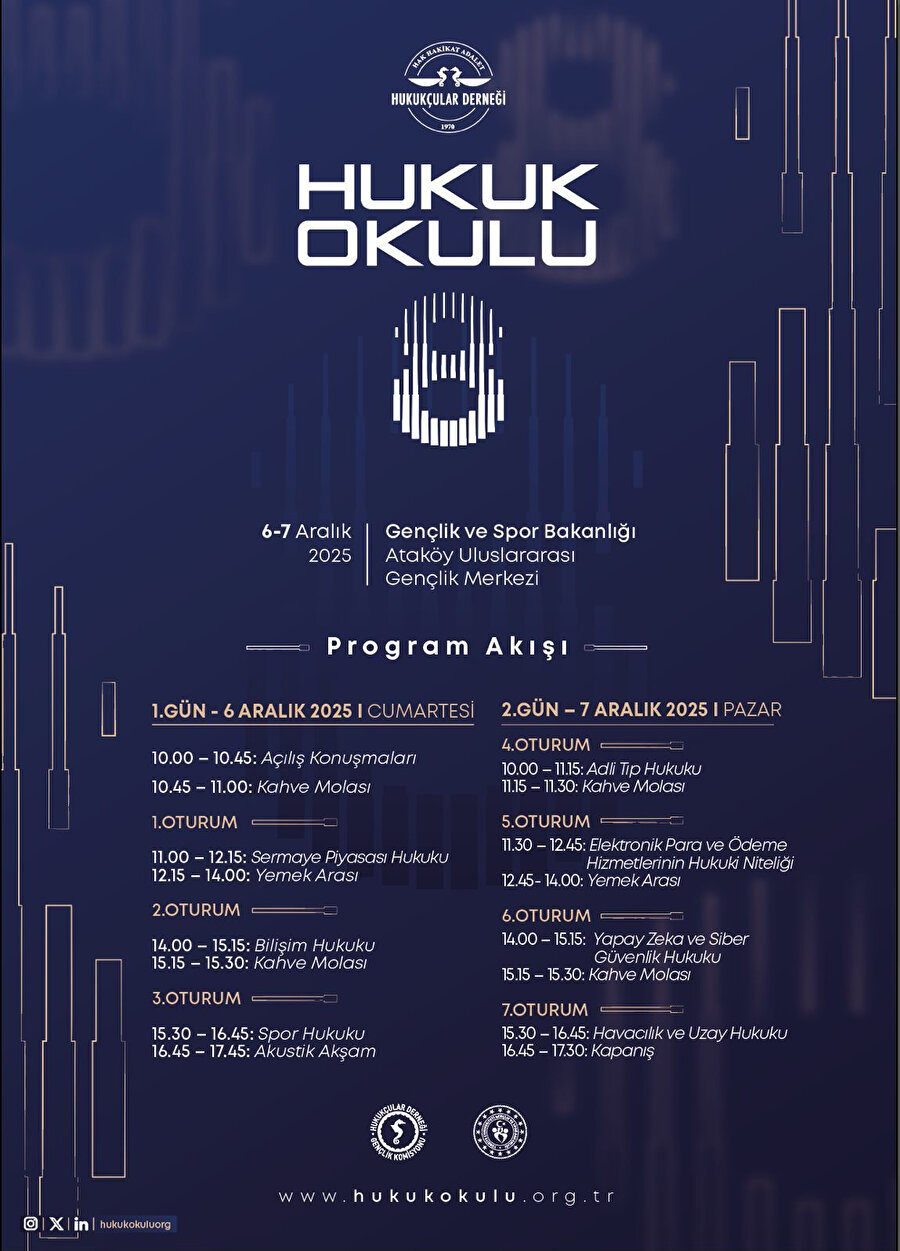 Hukuk Okulu 8 başlıyor!