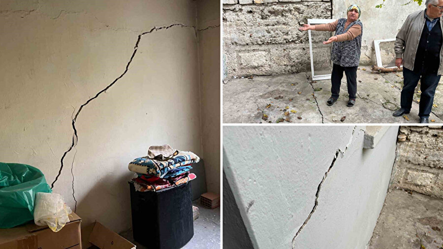 Yüzlerce evde çatlak paniği