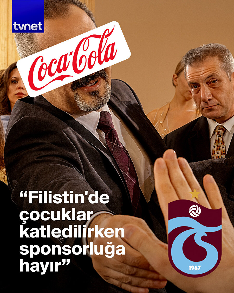 Trabzonspor'dan Coca-Cola'ya ret