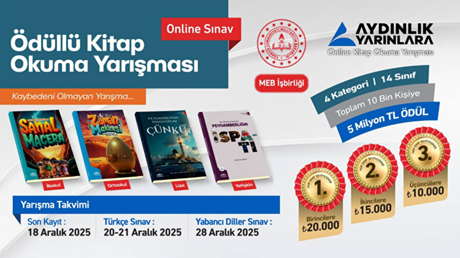 Aydınlık Yarınlara Kitap Yarışması Türkiye’de ve Dünyada