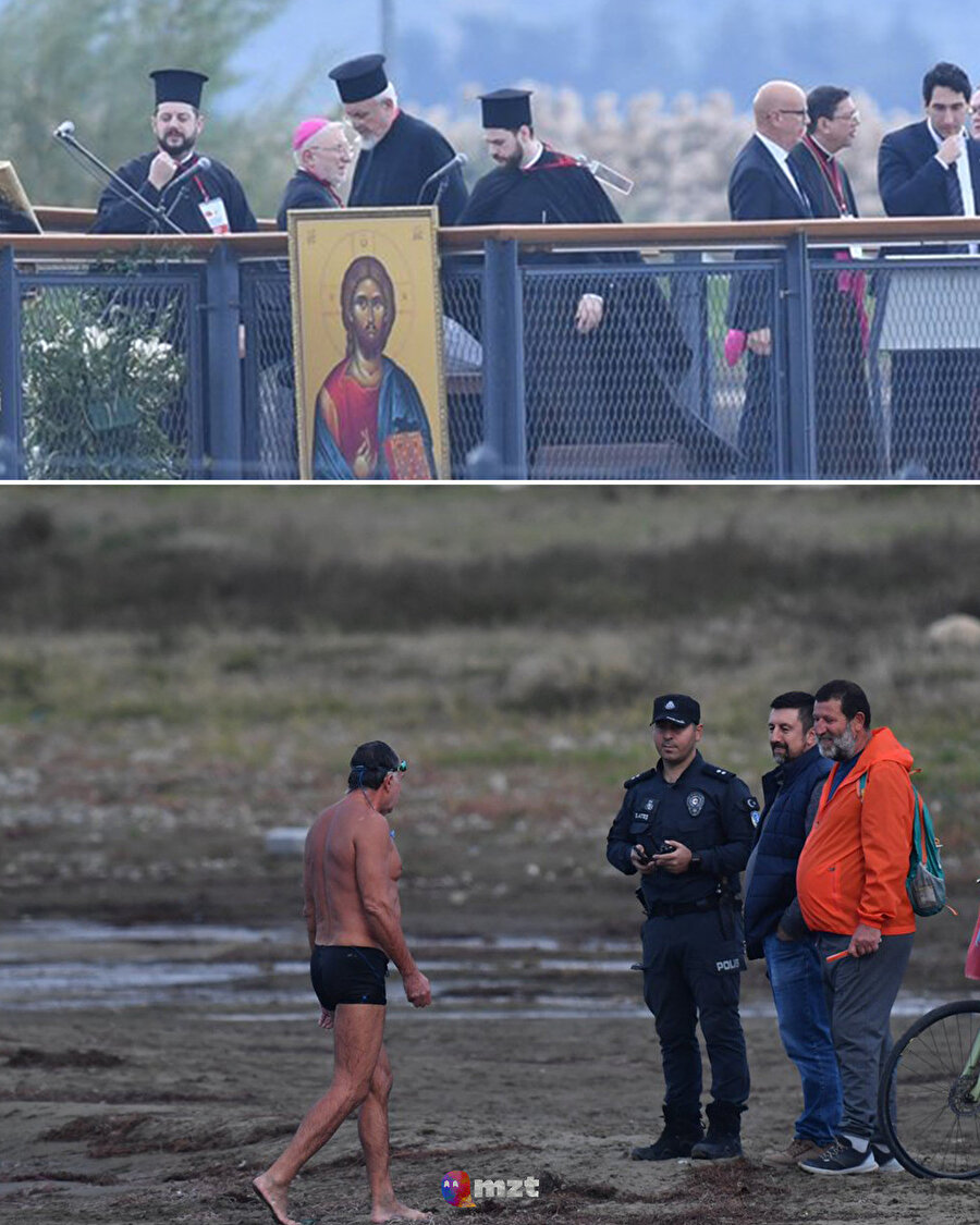 Papa 14. Leo'nun ziyareti öncesi, İznik Gölü'nde yüzen bir vatandaş sudan çıkartıldı