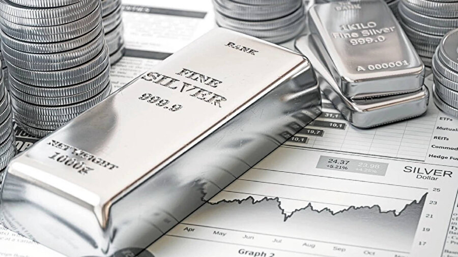 Gümüş fiyatları rekor kırdı.