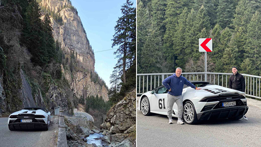 Gurbetçi Lamborghini ile köyüne döndü: Bununla köye gelmek hep hayalimdi