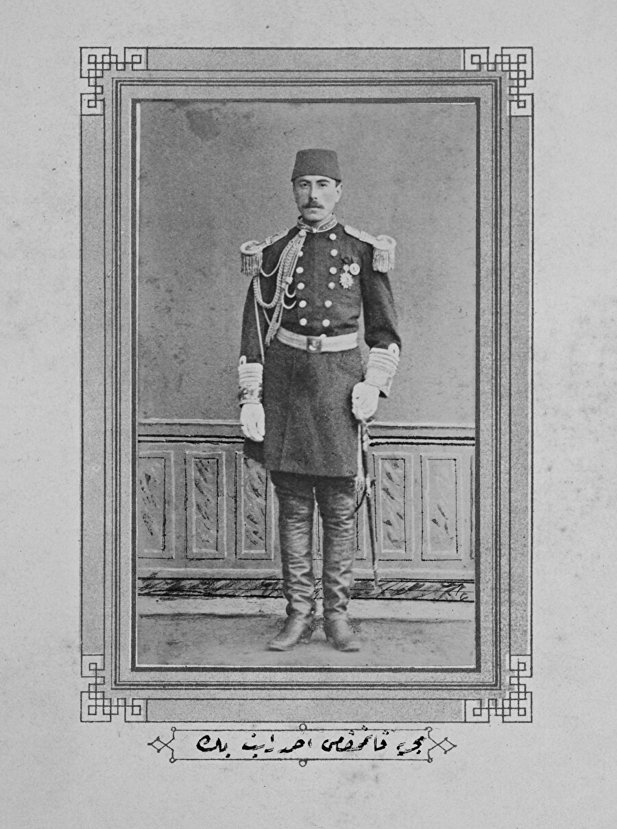 Ahmed Râtib Bey’in Yarbay rütbesindeyken bir fotoğrafı.