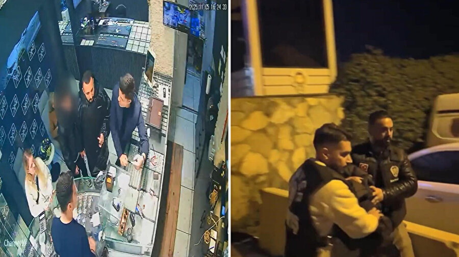 ​Eşinin altınlarını kumar borcu için çaldı, tıraş olurken yakalandı