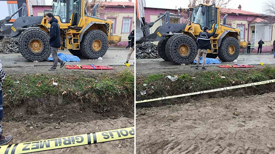 Emekli imam kepçenin altında can verdi