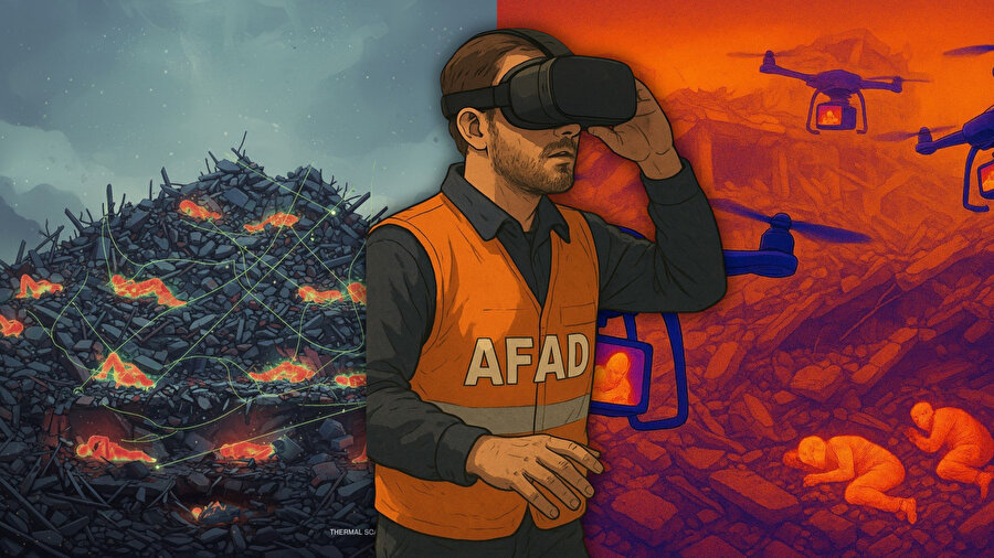 Depremde enkazdaki yaşamı tespit eden yerli drone sistemi geliştirildi