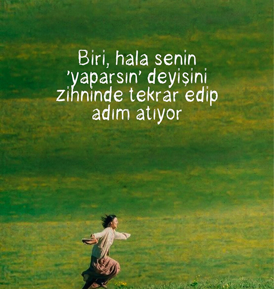 Birinin hikâyesi seninle değişti ✨