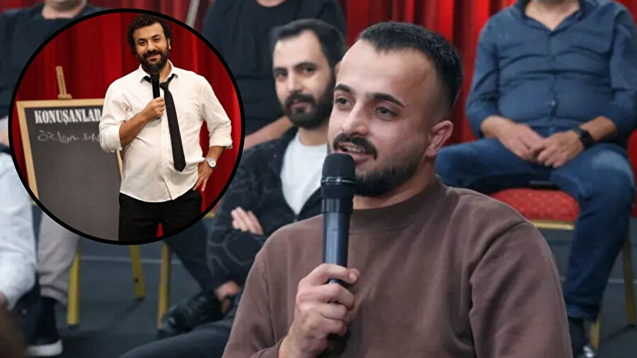 Hasan Can Kaya mikrofonu elinden aldırdı