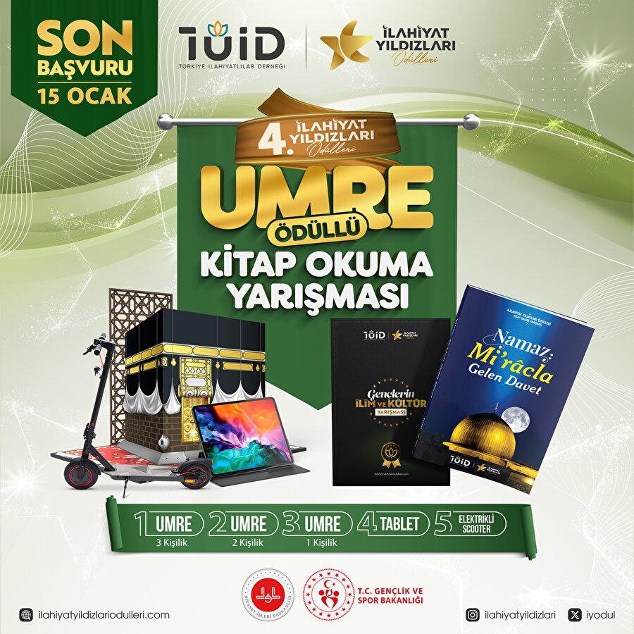 4. İlahiyat Yıldızları Kitap Okuma Yarışması 