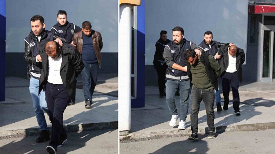 Göçmen kaçakçısı 4 şüpheli tutuklandı.