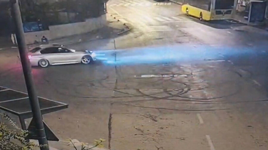 Üsküdar’da drift yapan kadın sürücüye 47 bin TL ceza