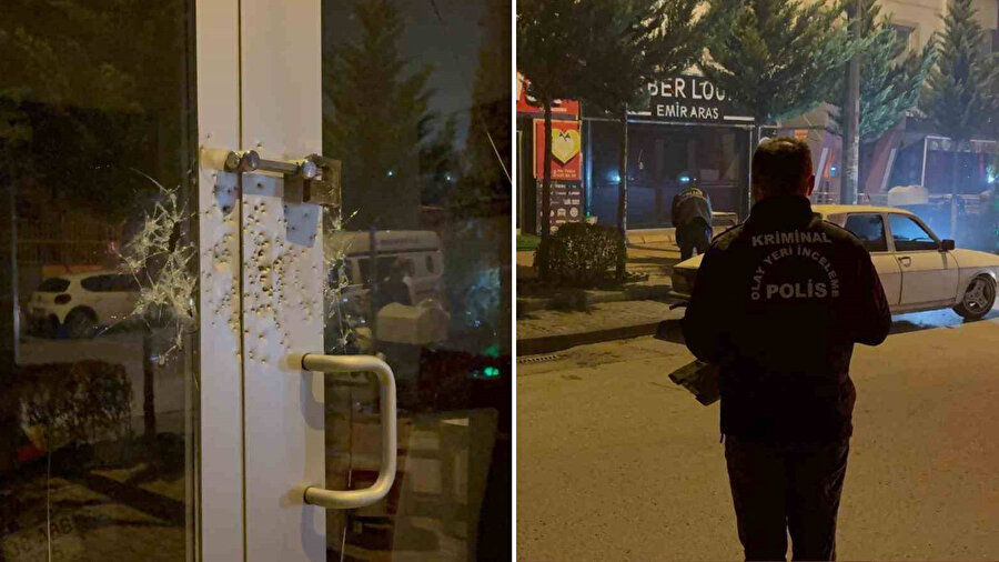 Gece yarısı korku dolu anlar: Çiğ köfte dükkânını kurşunlayıp kaçtılar