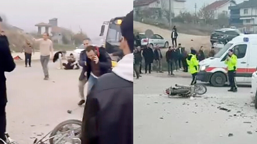 ​Bursa’da okul yolunda feci kaza: Bir ölü bir yaralı