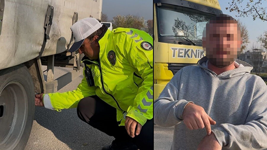 Kendi hatasının faturasını polise kesmeye çalıştı