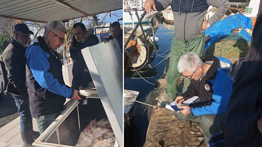 Gelibolu’da 45 kilo balığa el konuldu, 37 bin 770 lira para cezası kesildi.