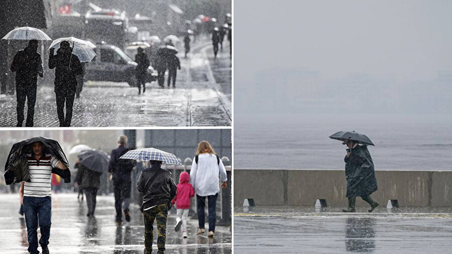 6 il için kuvvetli yağış ve fırtına uyarısı.