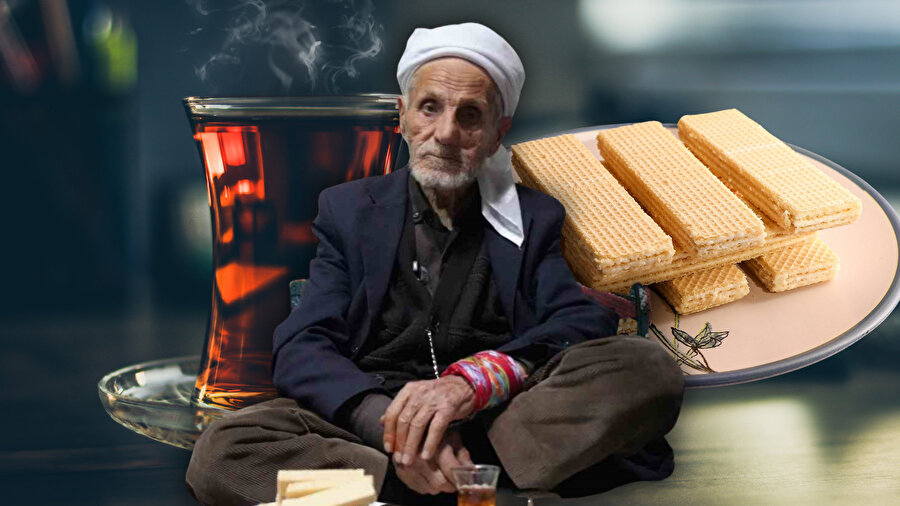 Ekmek bile yemiyor, sadece çay ve gofret: 86 yaşındaki Rüstem Dede sağlığı ile görenleri şaşırtıyor
