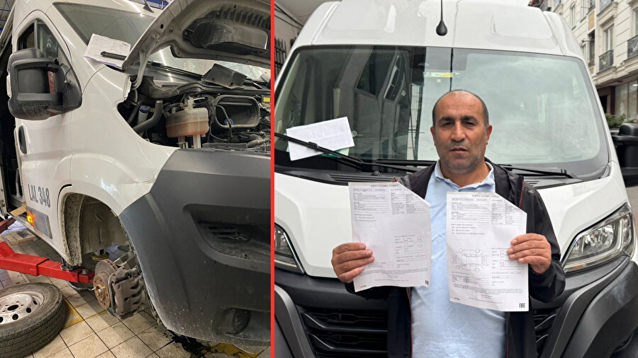 Sıfır aldığı minibüs kabusu oldu: Bir yılda 24 kez servise gitti!