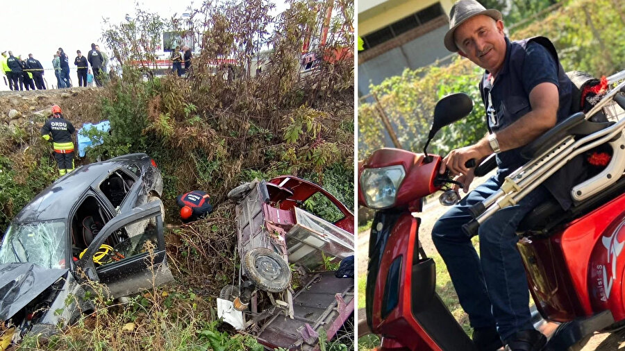 ​Fatsa'da feci kaza