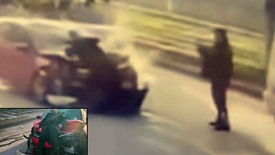 Araçla çarparak yaraladığı polis memurunun fotoğrafını çekip kayıplara karıştı