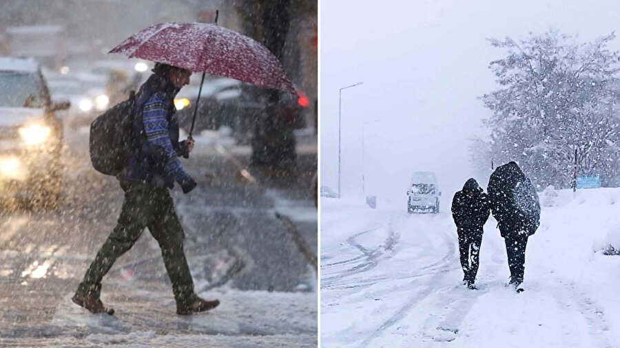 Kuvvetli yağış ve kar geliyor.